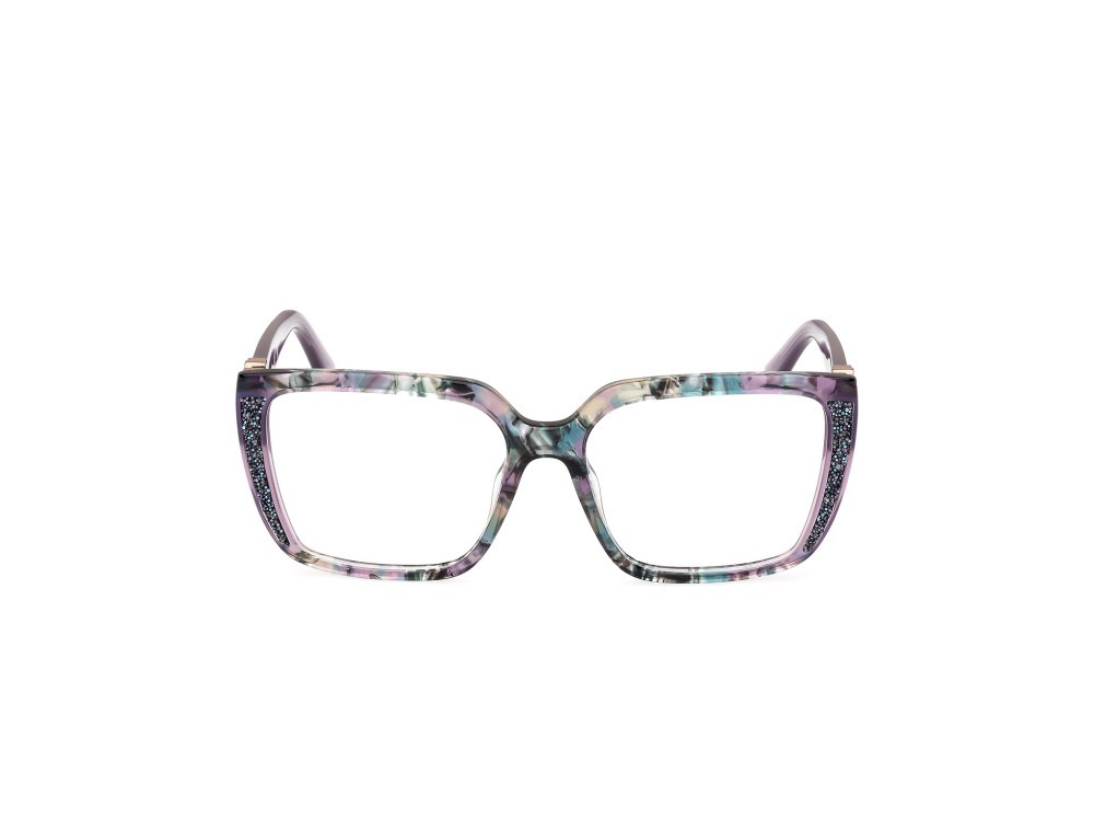 Eyeglasses Guess by Marciano GM50013 (083) color viola avana - viola lucido shape square 