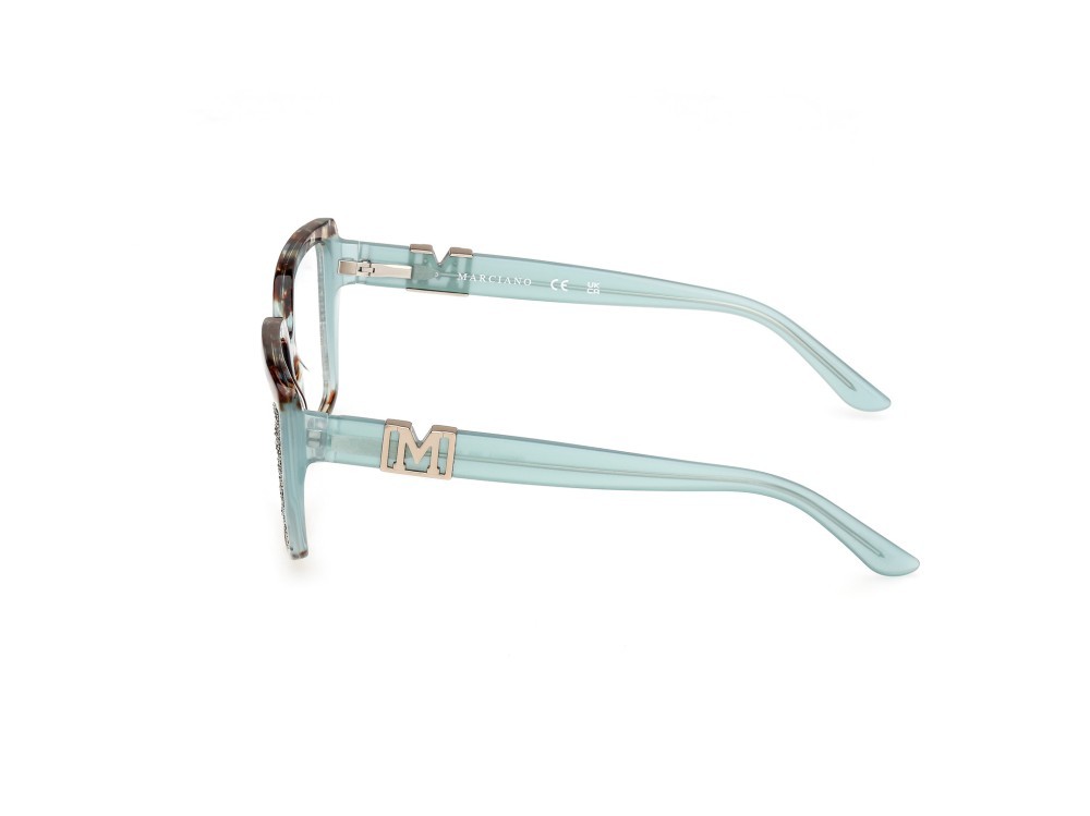 Brillen Guess by Marciano GM50013 (089) farbe turchese - avana form quadratisch 