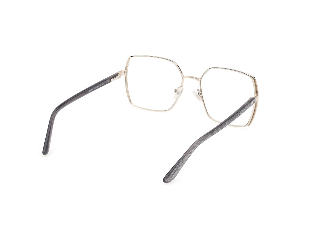 Eyeglasses Guess by Marciano GM50014 (020) color grigio opaco - oro pallido lucido shape square 