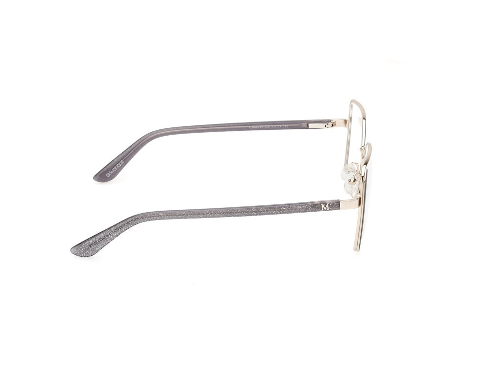 Eyeglasses Guess by Marciano GM50014 (020) color grigio opaco - oro pallido lucido shape square 