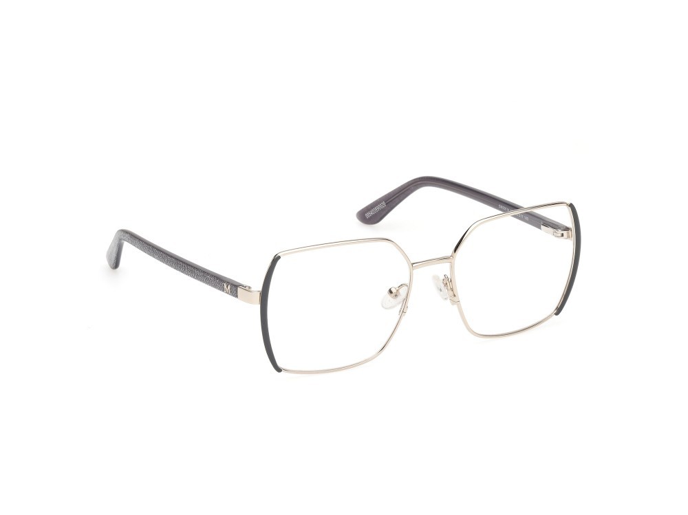 Eyeglasses Guess by Marciano GM50014 (020) color grigio opaco - oro pallido lucido shape square 