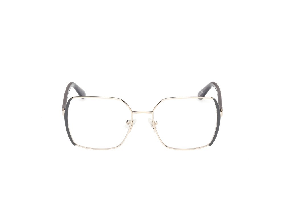 Eyeglasses Guess by Marciano GM50014 (020) color grigio opaco - oro pallido lucido shape square 