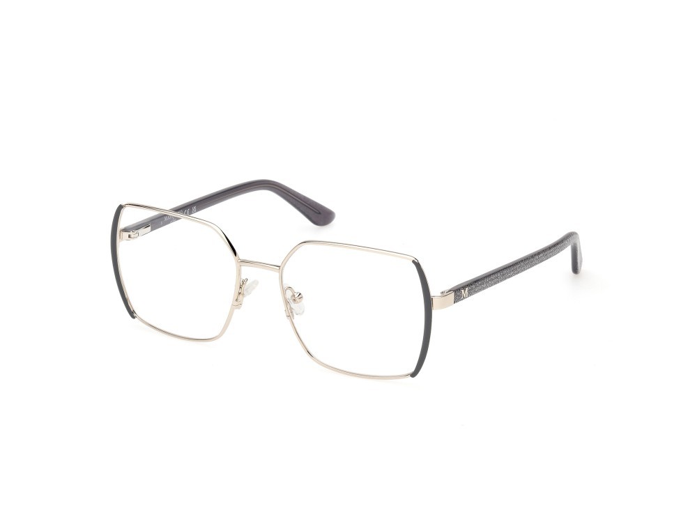 Eyeglasses Guess by Marciano GM50014 (020) color grigio opaco - oro pallido lucido shape square 