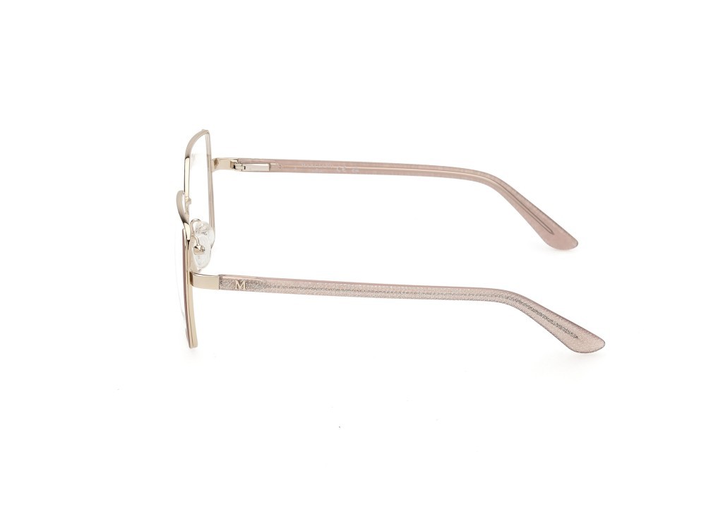 Eyeglasses Guess by Marciano GM50014 (059) color beige opaco - oro pallido lucido shape square 
