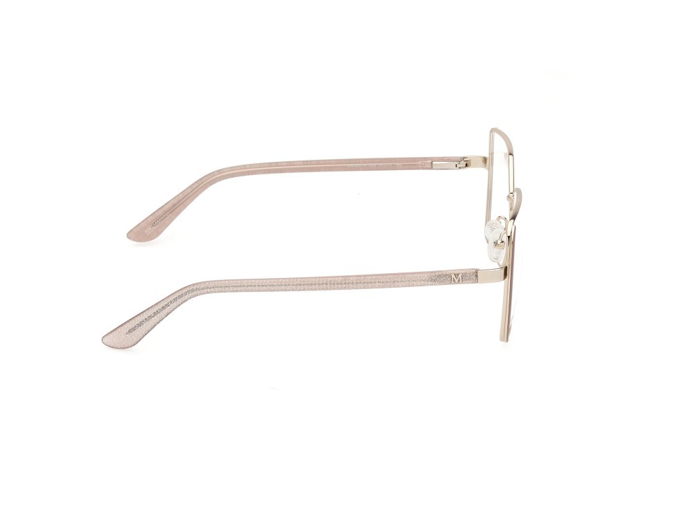 Eyeglasses Guess by Marciano GM50014 (059) color beige opaco - oro pallido lucido shape square 
