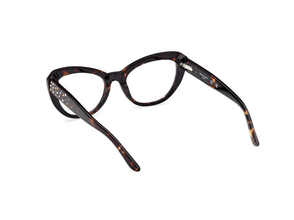 Eyeglasses Guess by Marciano GM50016 (052) color avana scura shape cat eye 