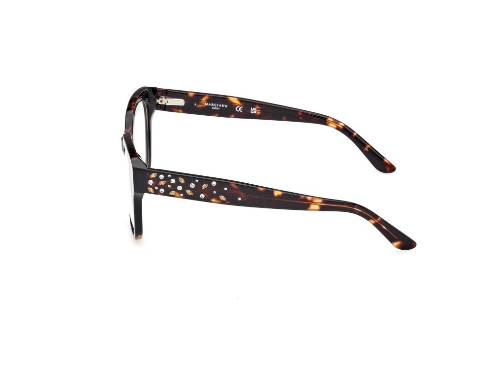 Eyeglasses Guess by Marciano GM50017 (052) color avana scura shape square 