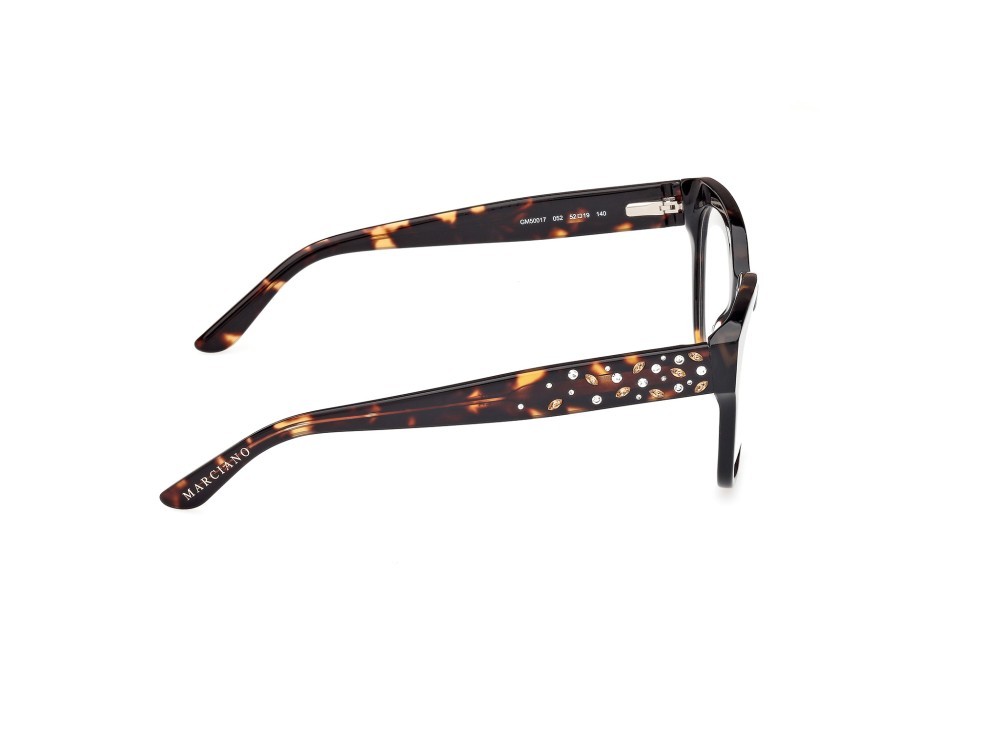 Eyeglasses Guess by Marciano GM50017 (052) color avana scura shape square 