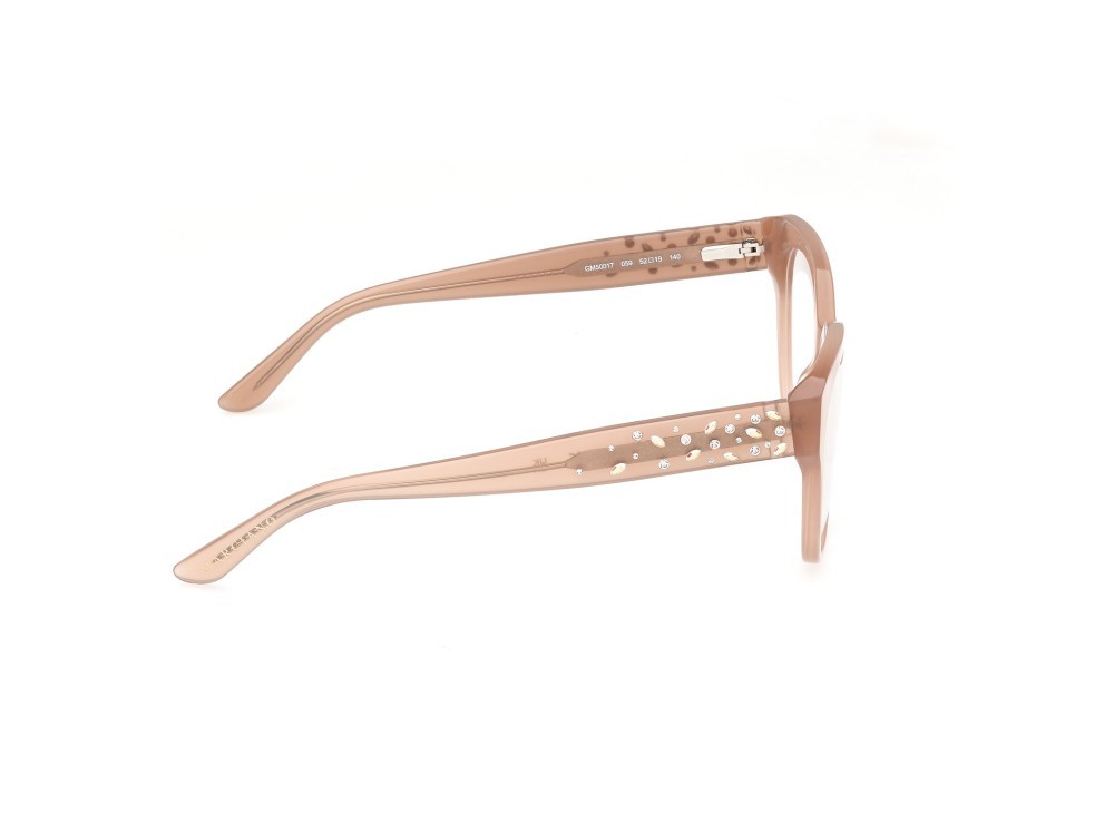 Eyeglasses Guess by Marciano GM50017 (059) color beige lucido shape square 