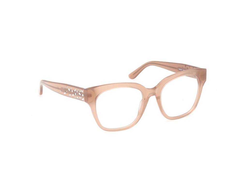 Eyeglasses Guess by Marciano GM50017 (059) color beige lucido shape square 