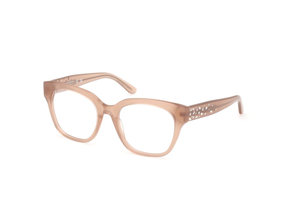 Eyeglasses Guess by Marciano GM50017 (059) color beige lucido shape square 