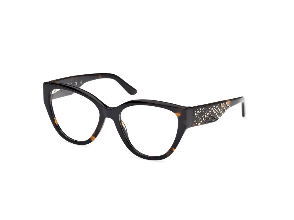 Eyeglasses Guess by Marciano GM50018 (052) color avana scura shape cat eye 