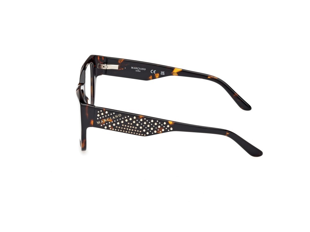 Eyeglasses Guess by Marciano GM50019 (052) color avana scura shape square 