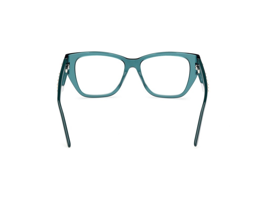 Eyeglasses Guess by Marciano GM50019 (098) color verde scuro lucido shape square 