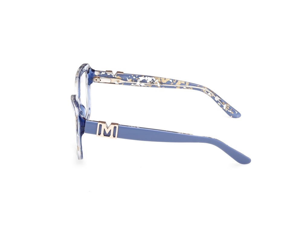 Eyeglasses Guess by Marciano GM50027 (092) color blu lucido shape rectangle 