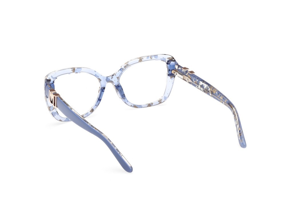 Eyeglasses Guess by Marciano GM50027 (092) color blu lucido shape rectangle 