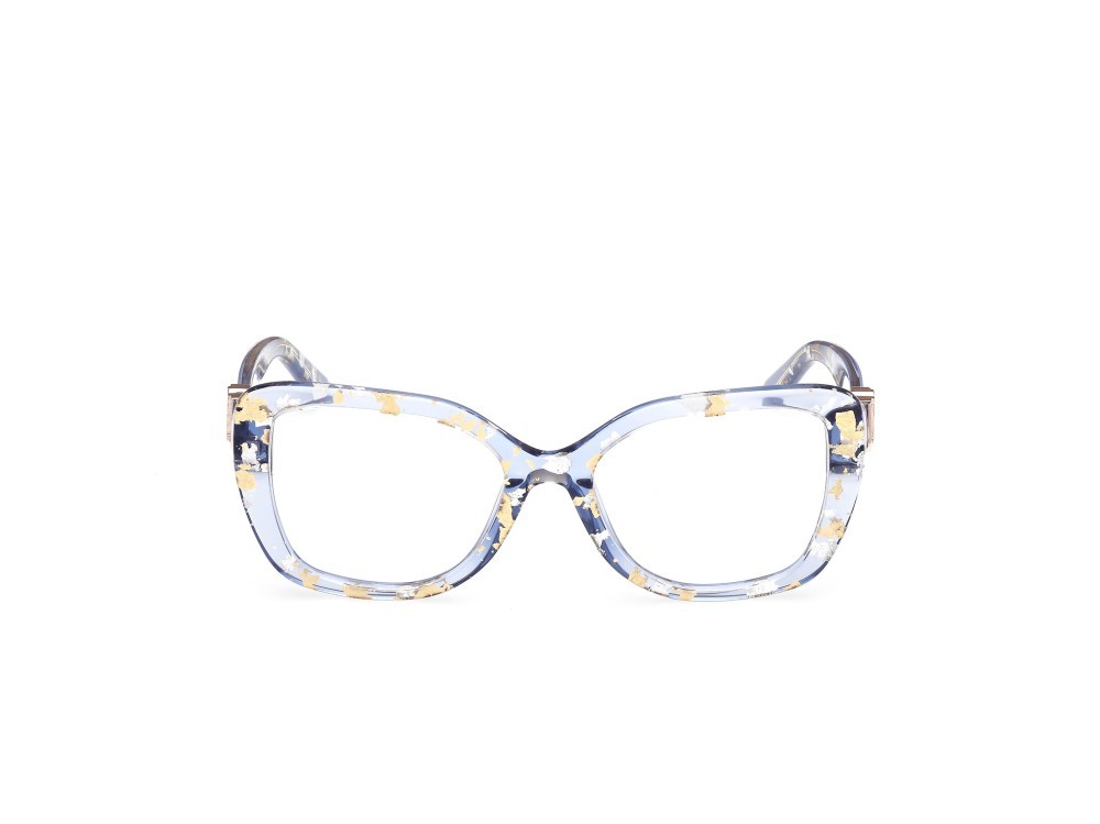 Eyeglasses Guess by Marciano GM50027 (092) color blu lucido shape rectangle 