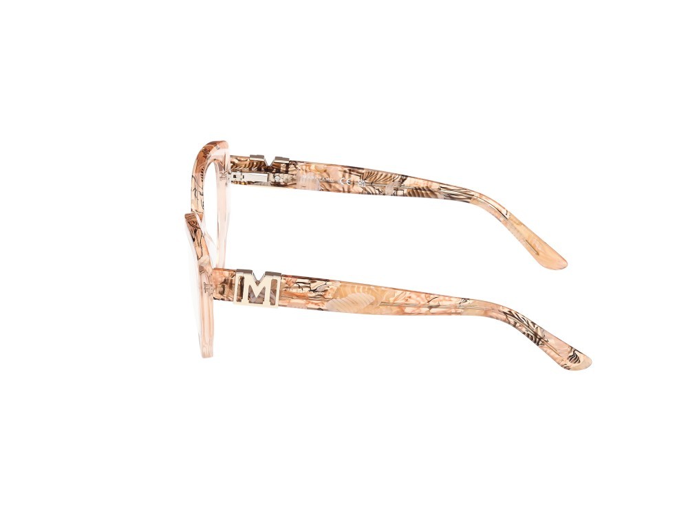 Eyeglasses Guess by Marciano GM50031 (059) color beige lucido shape cat eye 