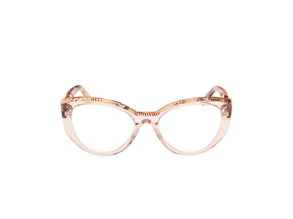 Eyeglasses Guess by Marciano GM50031 (059) color beige lucido shape cat eye 