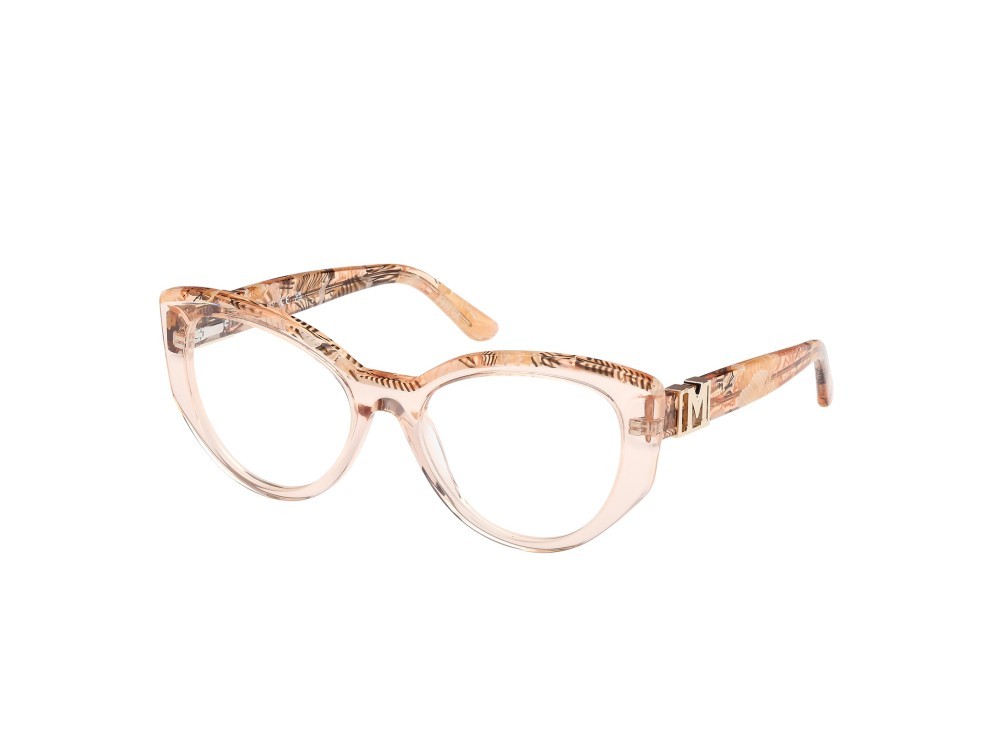Eyeglasses Guess by Marciano GM50031 (059) color beige lucido shape cat eye 