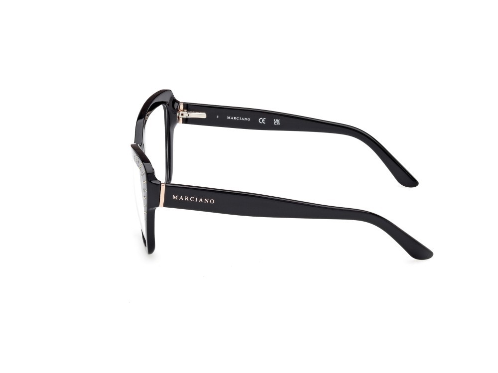 Eyeglasses Guess by Marciano GM50034 (001) color nero lucido shape butterfly 