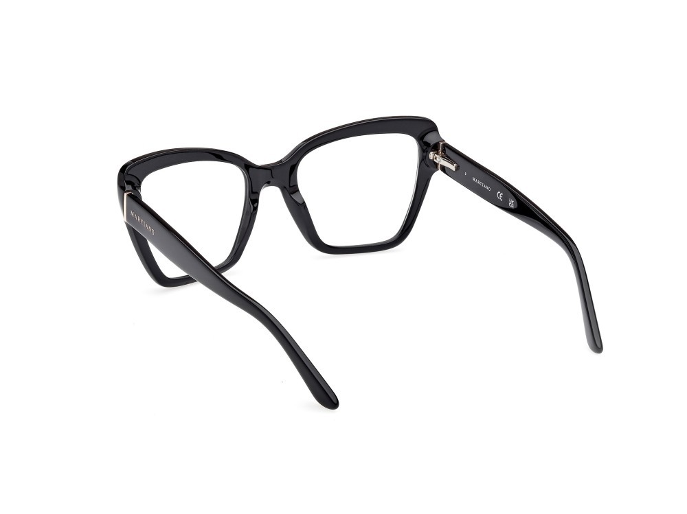 Eyeglasses Guess by Marciano GM50034 (001) color nero lucido shape butterfly 