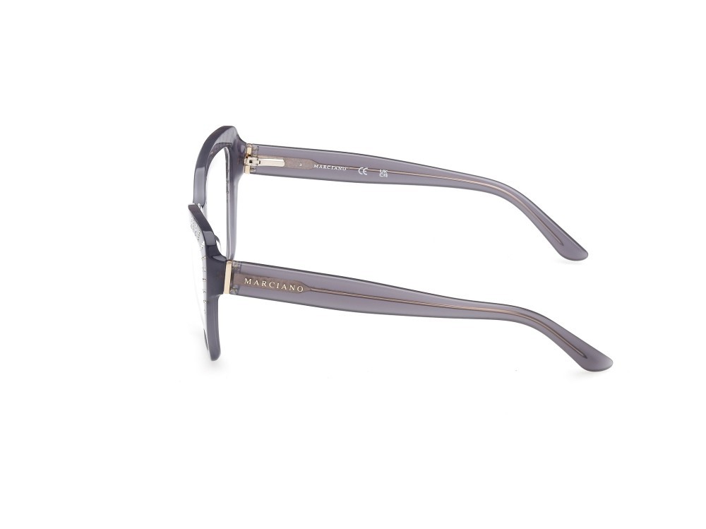 Eyeglasses Guess by Marciano GM50034 (020) color grigio lucido shape butterfly 