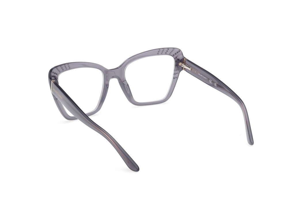Eyeglasses Guess by Marciano GM50034 (020) color grigio lucido shape butterfly 