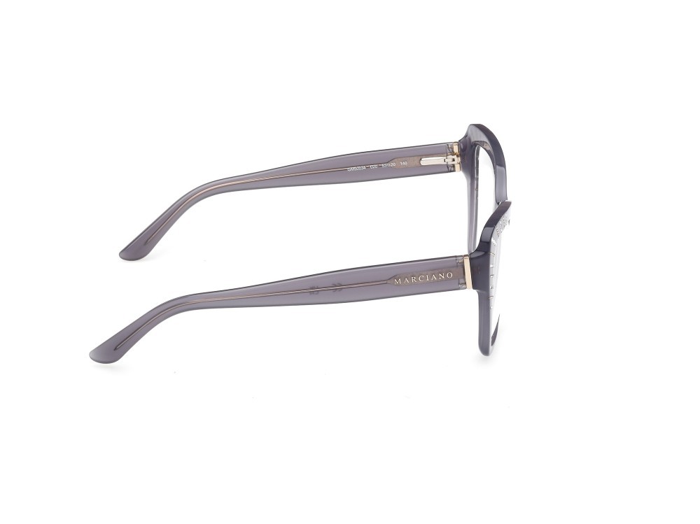 Eyeglasses Guess by Marciano GM50034 (020) color grigio lucido shape butterfly 