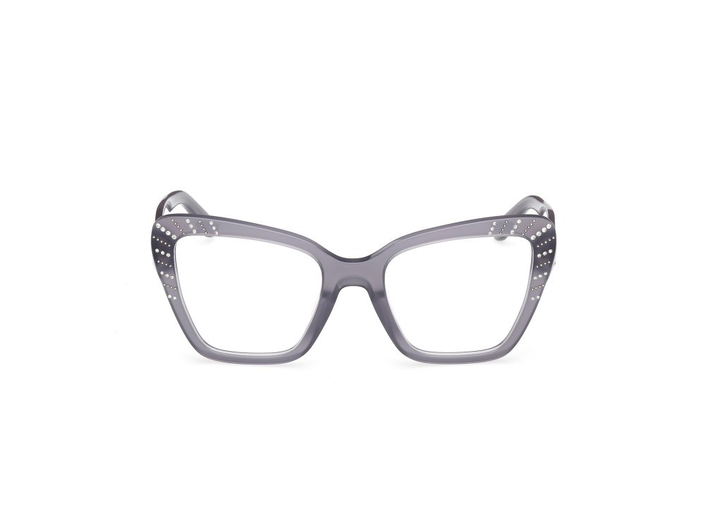 Eyeglasses Guess by Marciano GM50034 (020) color grigio lucido shape butterfly 