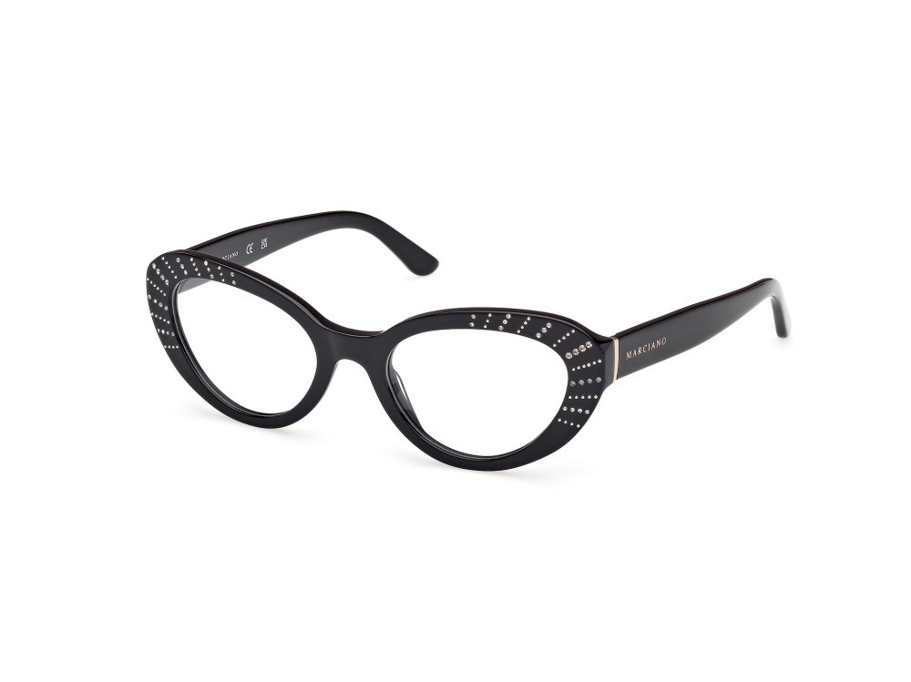 Occhiali da vista Guess by Marciano GM50035 (001) colore nero lucido forma ovale 