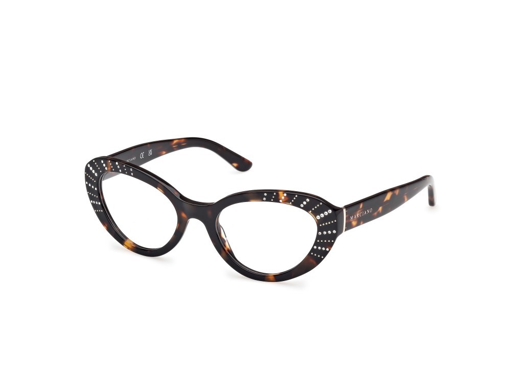 Eyeglasses Guess by Marciano GM50035 (052) color avana scura shape oval 