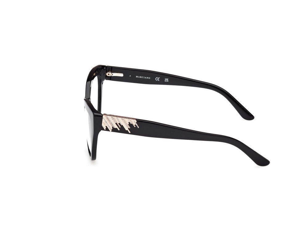 Eyeglasses Guess by Marciano GM50037 (001) color nero lucido shape square 