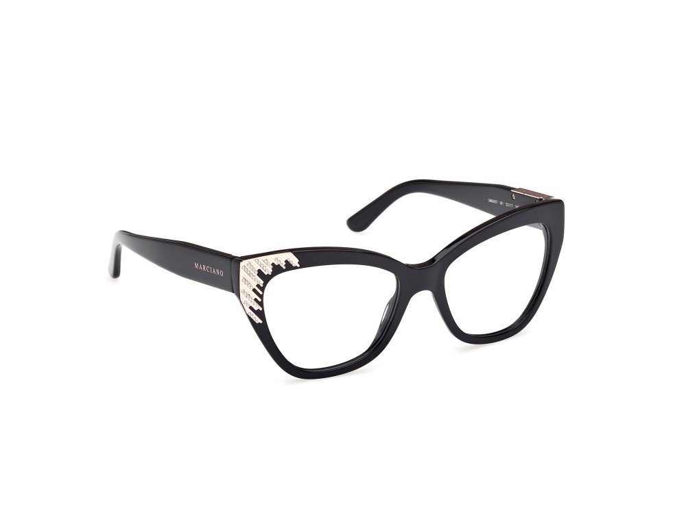 Eyeglasses Guess by Marciano GM50037 (001) color nero lucido shape square 