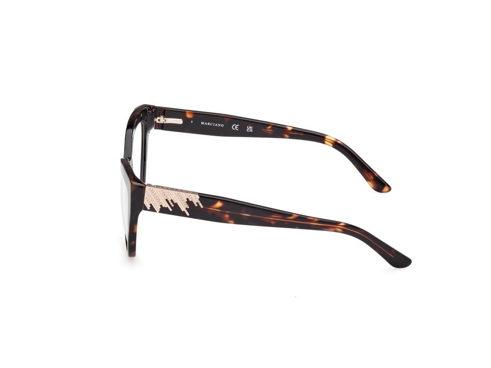 Eyeglasses Guess by Marciano GM50037 (052) color avana scura shape square 