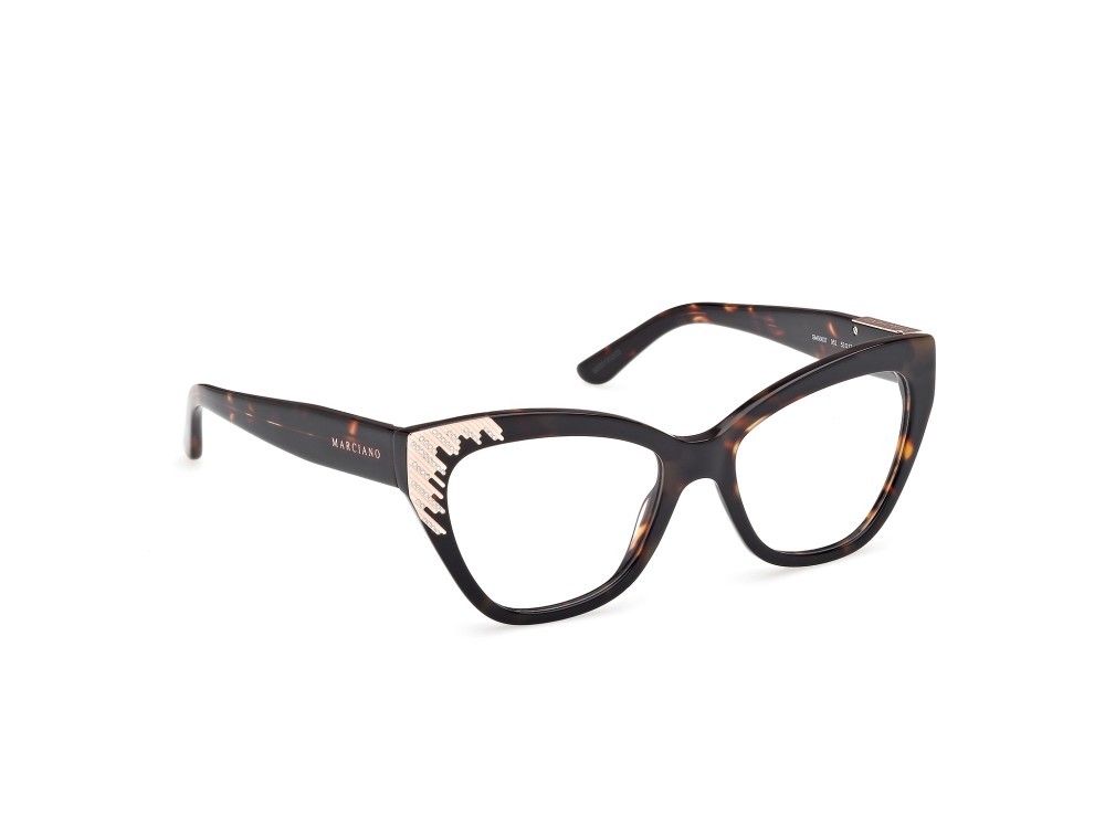 Eyeglasses Guess by Marciano GM50037 (052) color avana scura shape square 