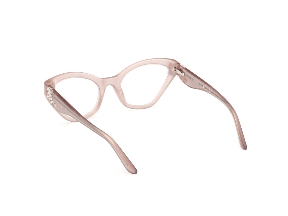 Eyeglasses Guess by Marciano GM50038 (057) color beige lucido shape cat eye 