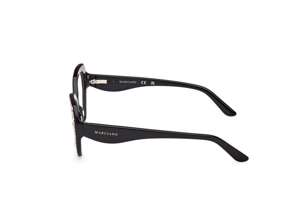 Eyeglasses Guess by Marciano GM50039 (001) color nero lucido shape geometric 