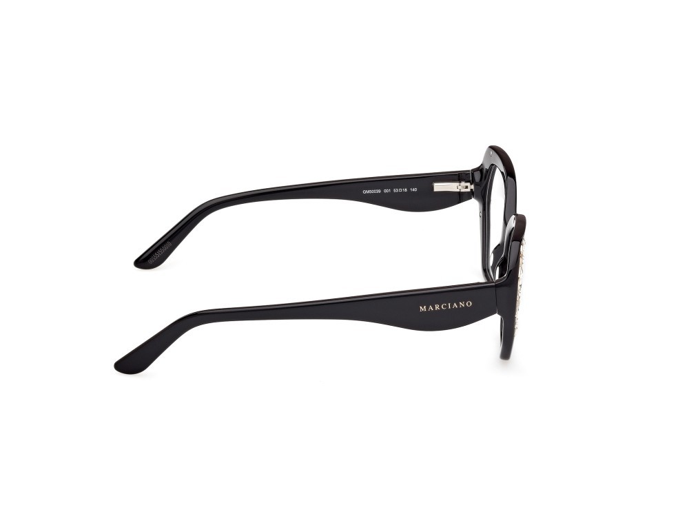 Eyeglasses Guess by Marciano GM50039 (001) color nero lucido shape geometric 