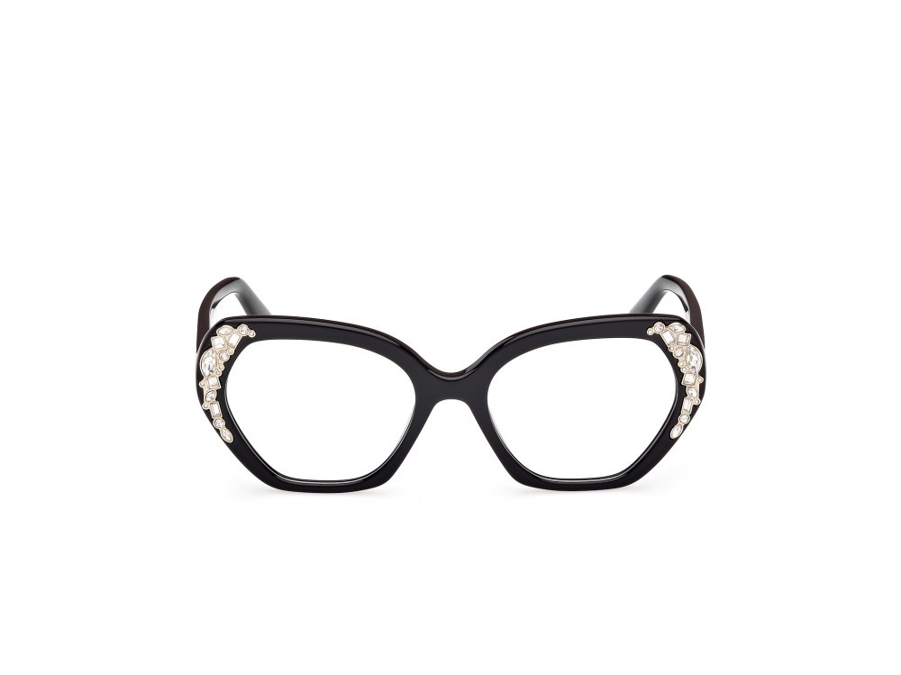 Eyeglasses Guess by Marciano GM50039 (001) color nero lucido shape geometric 