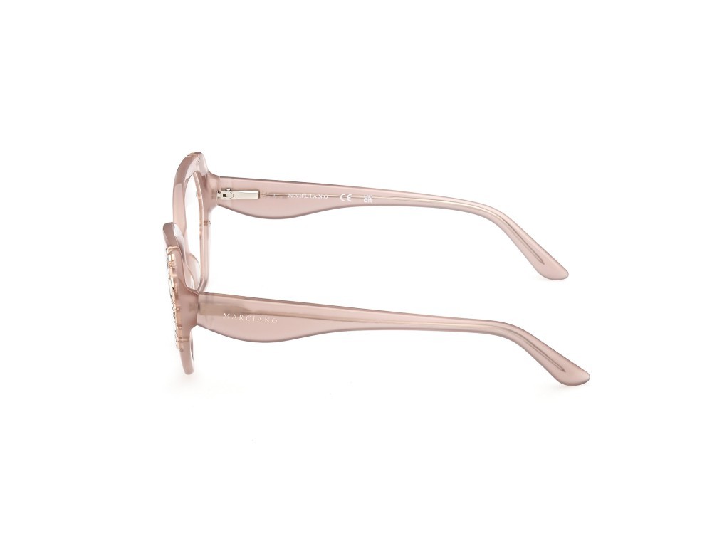Eyeglasses Guess by Marciano GM50039 (057) color beige lucido shape geometric 