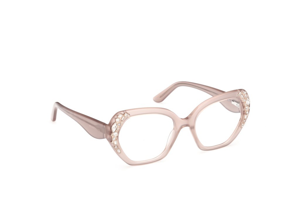 Eyeglasses Guess by Marciano GM50039 (057) color beige lucido shape geometric 