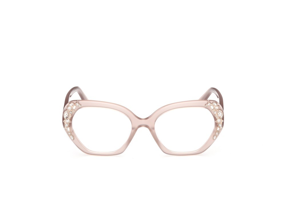 Eyeglasses Guess by Marciano GM50039 (057) color beige lucido shape geometric 