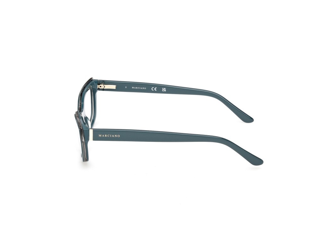 Eyeglasses Guess by Marciano GM50043 (089) color turchese /monocolore shape rectangle 