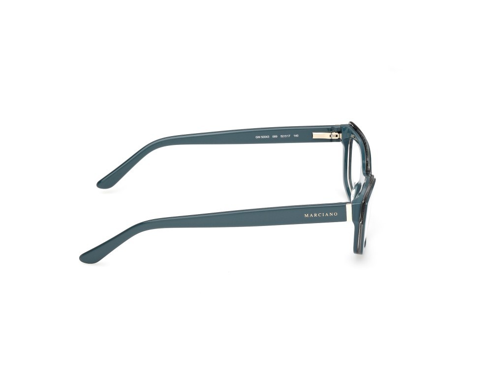 Eyeglasses Guess by Marciano GM50043 (089) color turchese /monocolore shape rectangle 