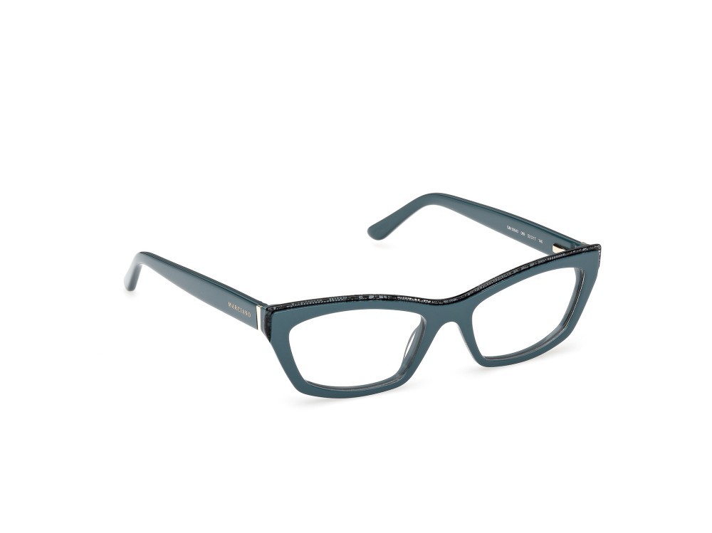 Eyeglasses Guess by Marciano GM50043 (089) color turchese /monocolore shape rectangle 