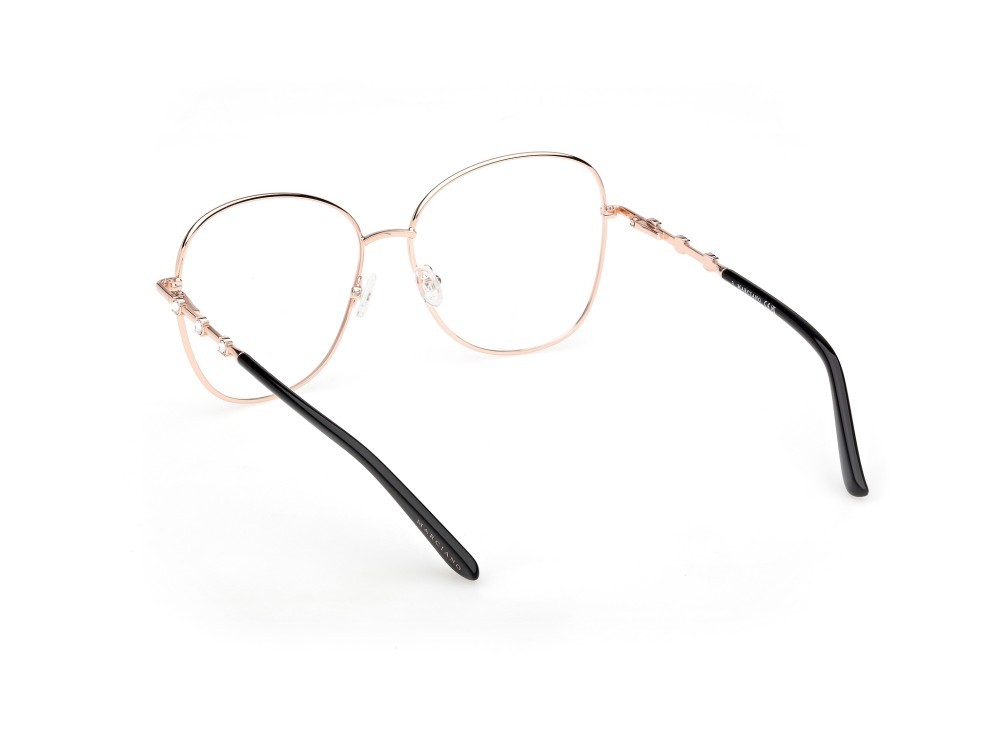 Eyeglasses Guess by Marciano GM50044 (028) color oro rosé lucido shape butterfly 