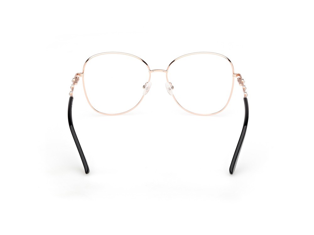 Eyeglasses Guess by Marciano GM50044 (028) color oro rosé lucido shape butterfly 