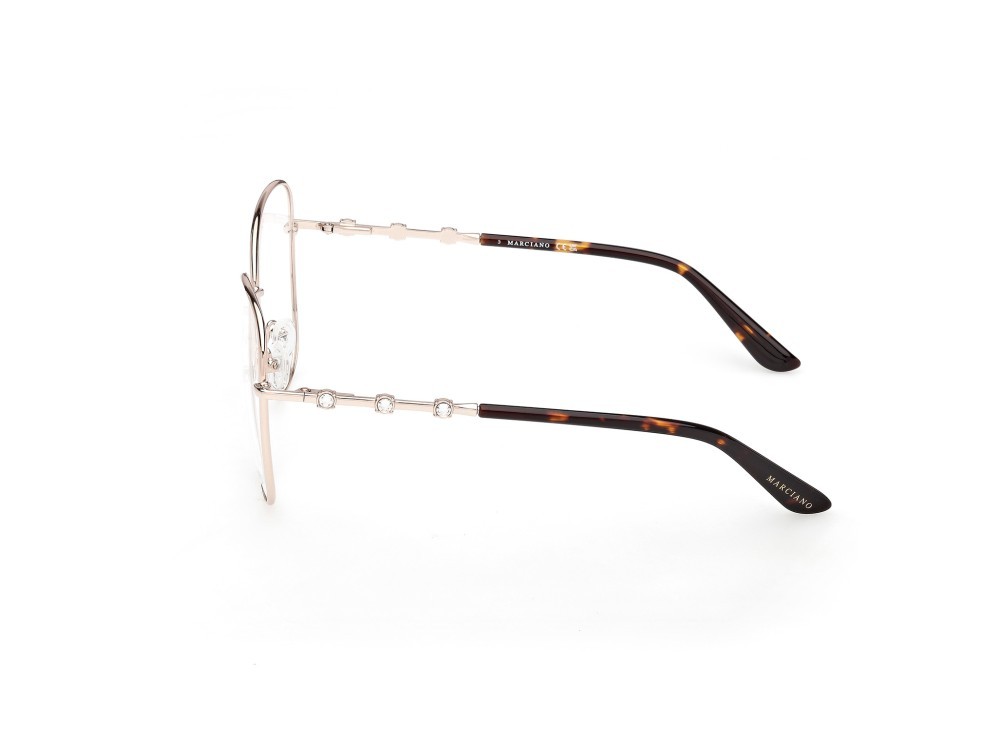 Eyeglasses Guess by Marciano GM50044 (032) color oro pallido lucido shape butterfly 
