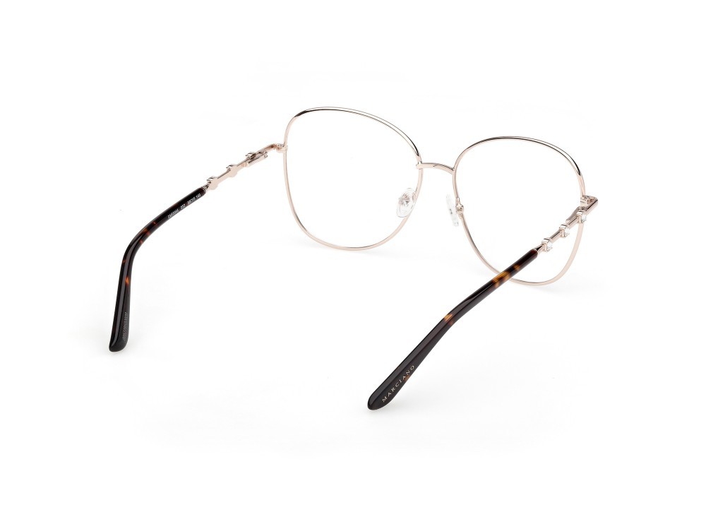 Eyeglasses Guess by Marciano GM50044 (032) color oro pallido lucido shape butterfly 
